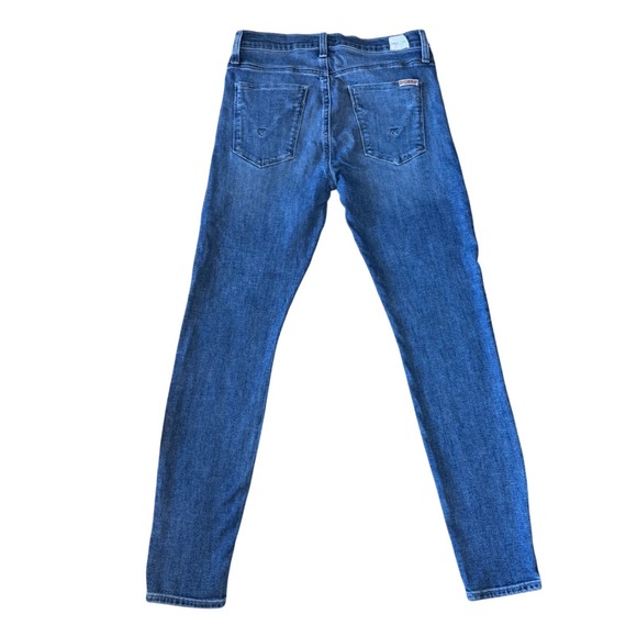 Hudson Natalie Super Skinny Jeans Button Fly Dark Wash Denim Size 27 - Picture 2 of 6